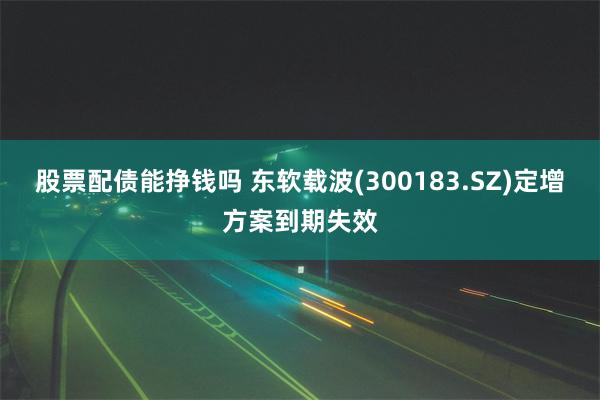 股票配债能挣钱吗 东软载波(300183.SZ)定增方案到期失效